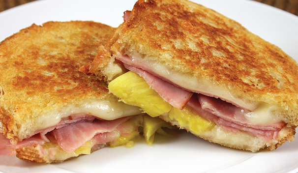 Ham and Pineapple Grilled Panini
